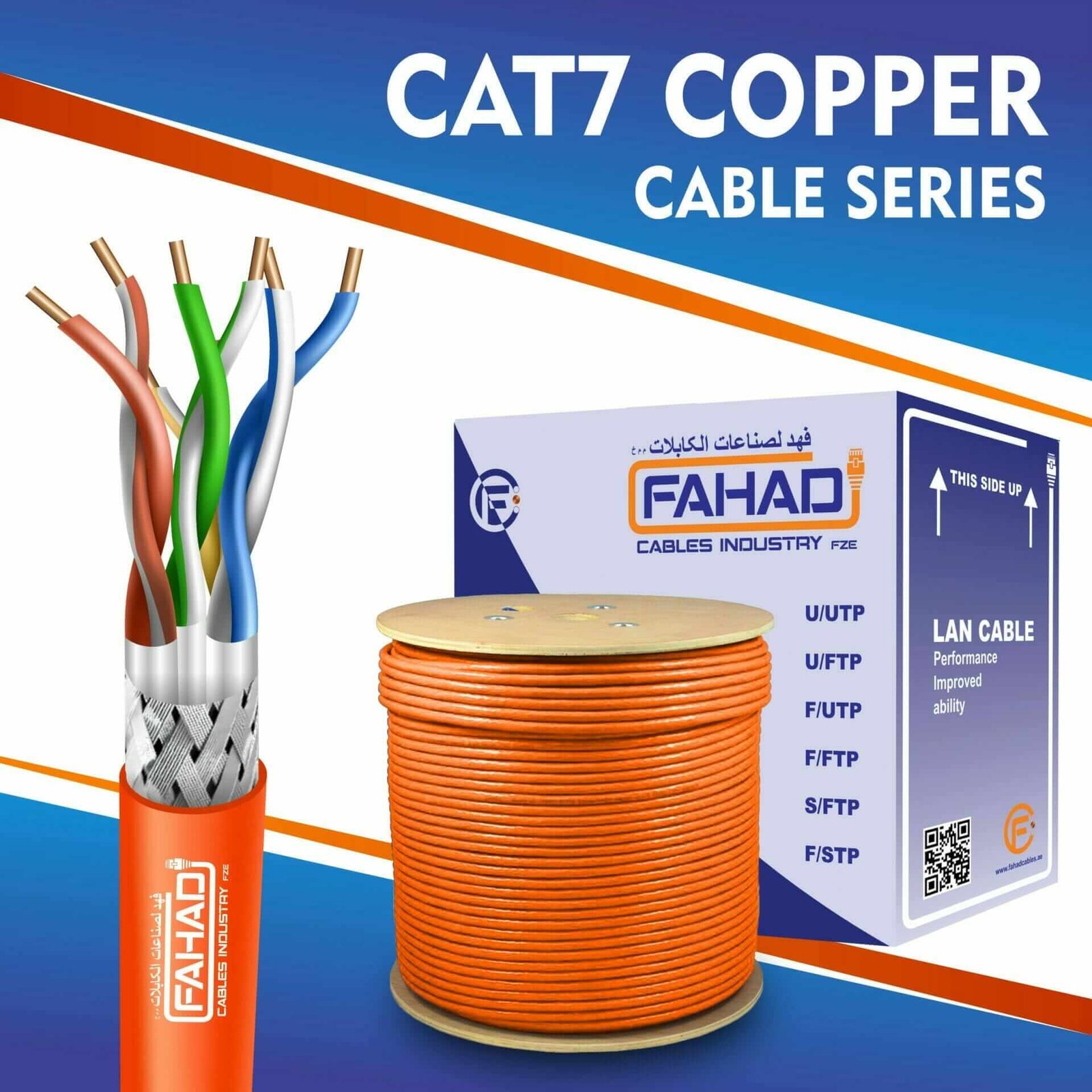 Exploring the Cat 6 Untwisted Pair Patch Cord Series by Fahad Cables Industry FZE in Sharjah, UAE 1 Cat 6 Untwisted Pair Patch Cord ethernet cable cat6