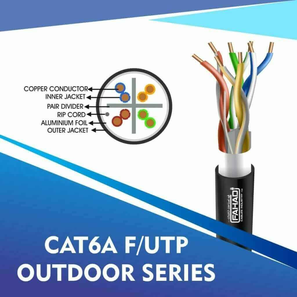 Understanding Cat6 Ethernet Cables: Industrial Grade Solutions from Fahad Cables Industry FZE 4 cat6a network cable 23awg 4pair LSZH f-utp cable 305m