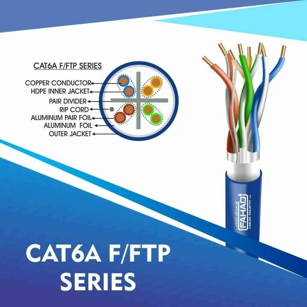 Understanding the Benefits of Network Cable Cat6 Solid Cable by Fahad Cables Industry FZE 2 cat6a network cable 23awg 4pair 305m 6a432blb cat6a 23awg 4pair cat6a f-ftp cable 305m Reel cat6a cable 23awg 4pair cat6a f/ftp cable 305m cat6a network cable 23awg 4pair f-ftp LSZH cable 305m cat6a network cable 23awg 4pair LSZH f-ftp cable 305m