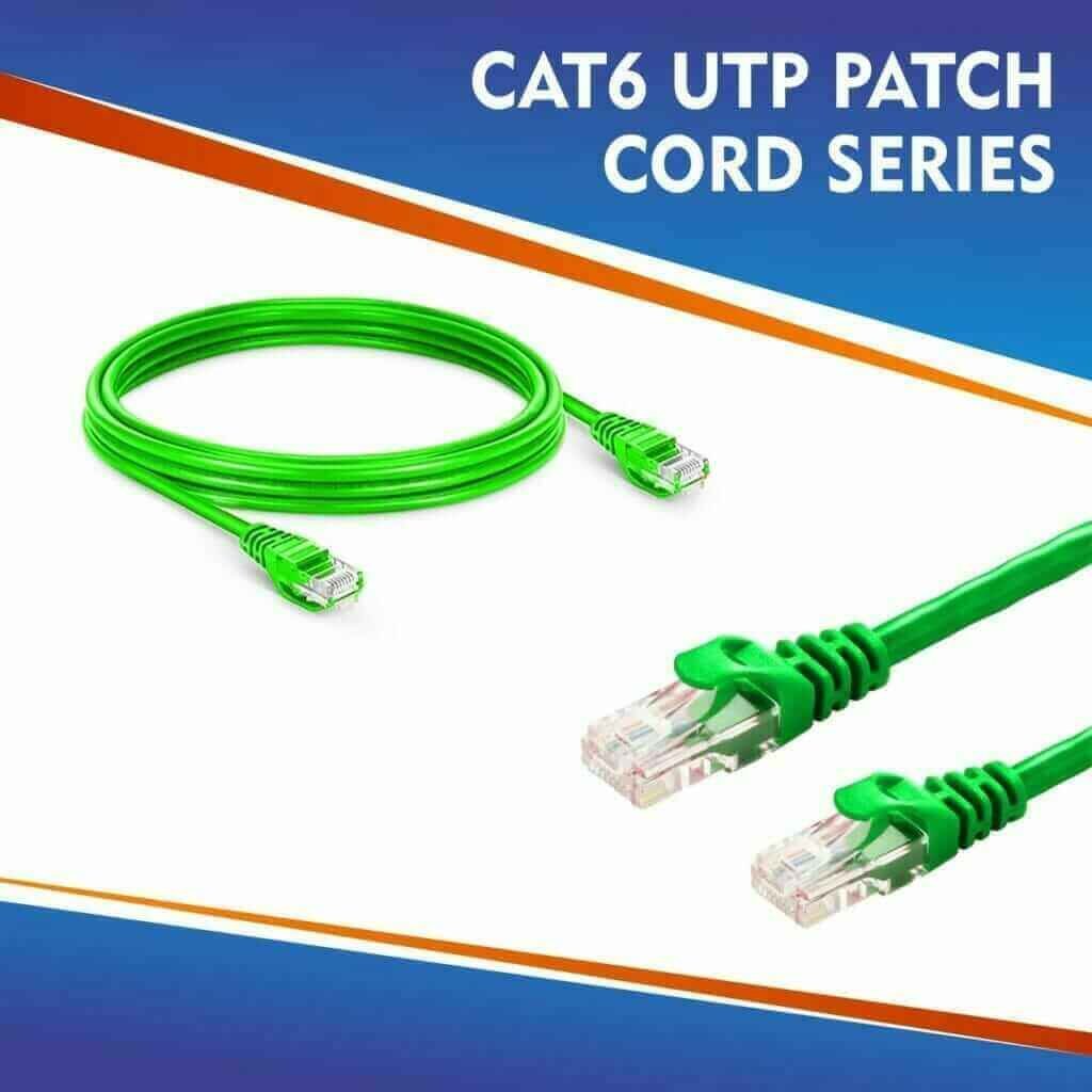 Understanding Cat6 and Cat6a S/FTP Cables: The Fahad Cables Industry FZE Advantage 3 CAT6 UTP PATCH CORD SERIES GREEN