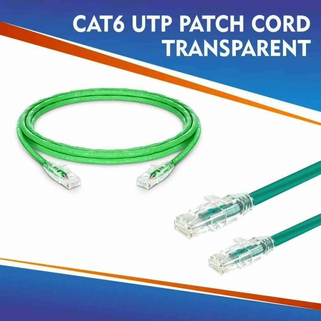 Understanding Cat6 and Cat6a S/FTP Cables: The Fahad Cables Industry FZE Advantage 2 CAT6 UTP PATCH CORD TRANSPARENT GREEN