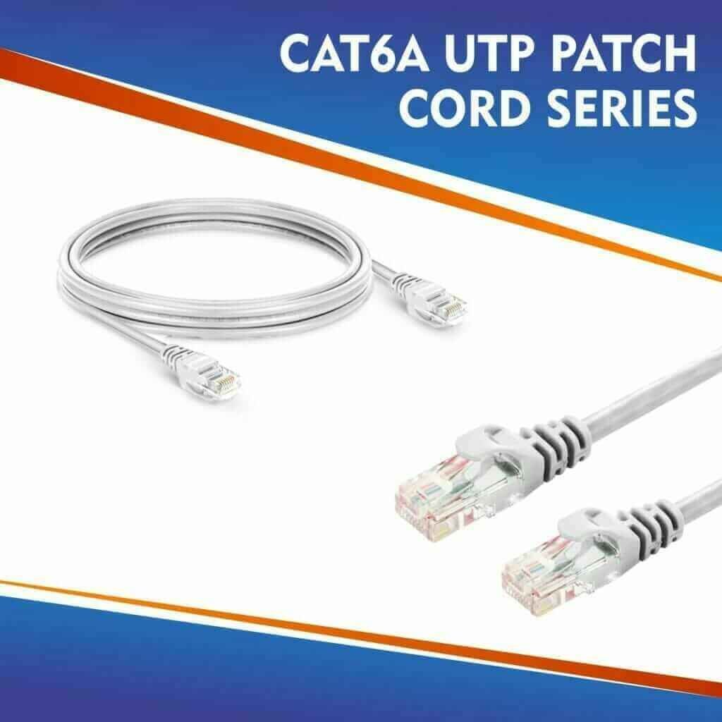 Understanding Cat6 Network Patch Cords by Fahad Cables Industry FZE 2 CAT6A UTP PATCH CORD SERIES WHITE