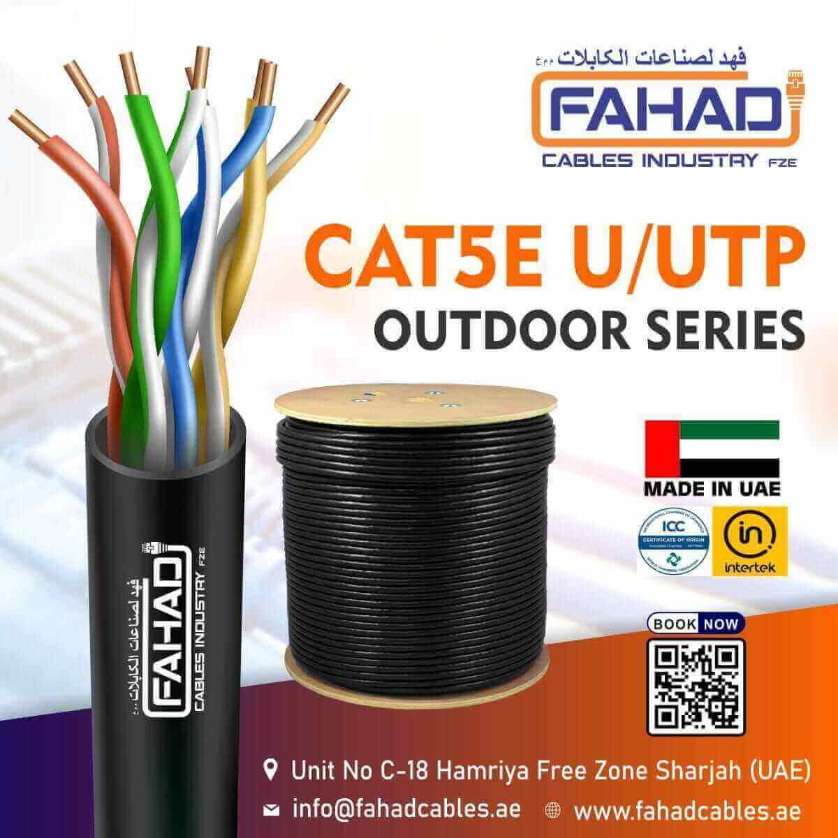 High-Performance Industrial Grade Cat5e Network Cables: A Deep Dive into Fahad Cables Industry FZE 1 Industrial Grade Cat5e Network Cables