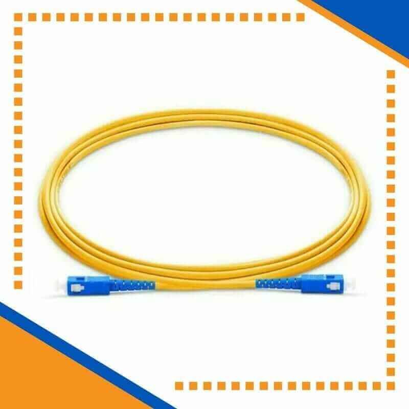 Understanding Fiber Patch Cords: The Essential Guide 10 Fiber Optic Patch Cord SM SC-SC-UPC Simplex FCI-S53310Y