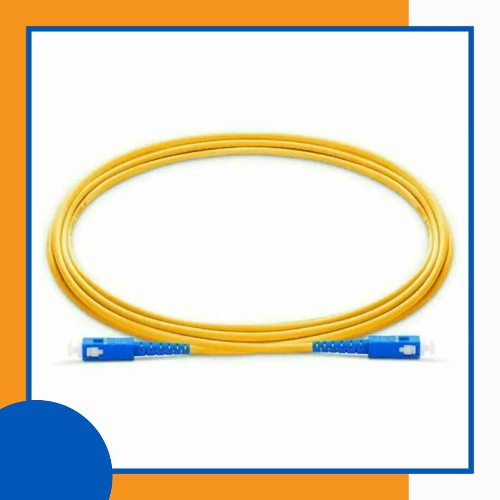 Understanding Fiber Patch Cords: The Essential Guide 1 Fiber Patch Cord Fiber Optic Patch Cord SM SC-SC-UPC Simplex FCI-S53310Y