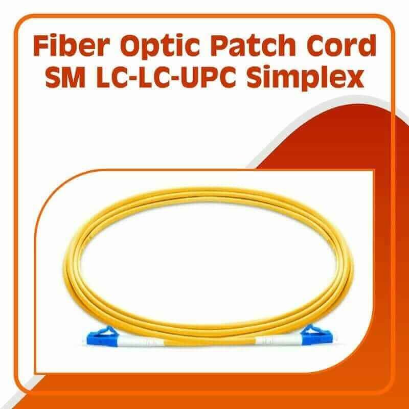 Understanding Fiber Patch Cords: The Essential Guide 13 Fiber Optic Patch Cord SM SC-LC-UPC Simplex FCI-S53410Y