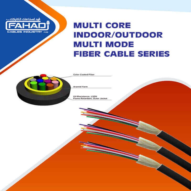 Revolutionizing Connectivity: Armoured Fiber Cable series Multi-Core Indoor-Outdoor by Fahad Cables Industry FZE 3 FCI 3201 FIBER OPTIC CABLE Revolutionizing Connectivity: Armoured Fiber Cable series Multi-Core Indoor-Outdoor by Fahad Cables Industry FZE